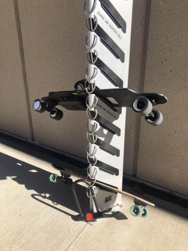 skateboard rack