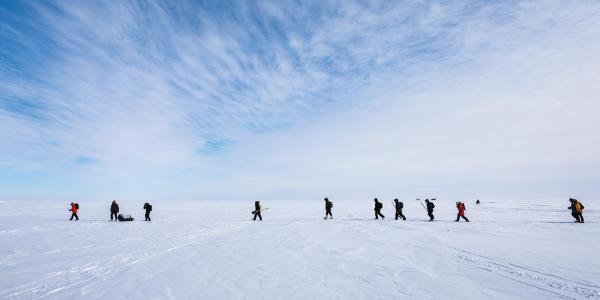 CU ɫ researchers walking across the arctic to study climate