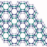 Crystal structure of a layer of graphyne